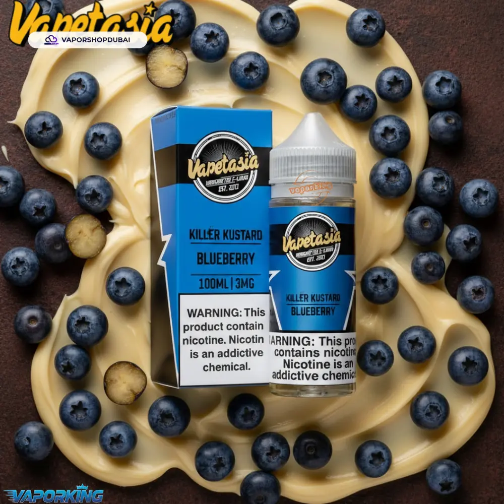 Vapetasia Killer Kustard 100ml E-Liquid In UAE 14 killer-kustard-blueberry