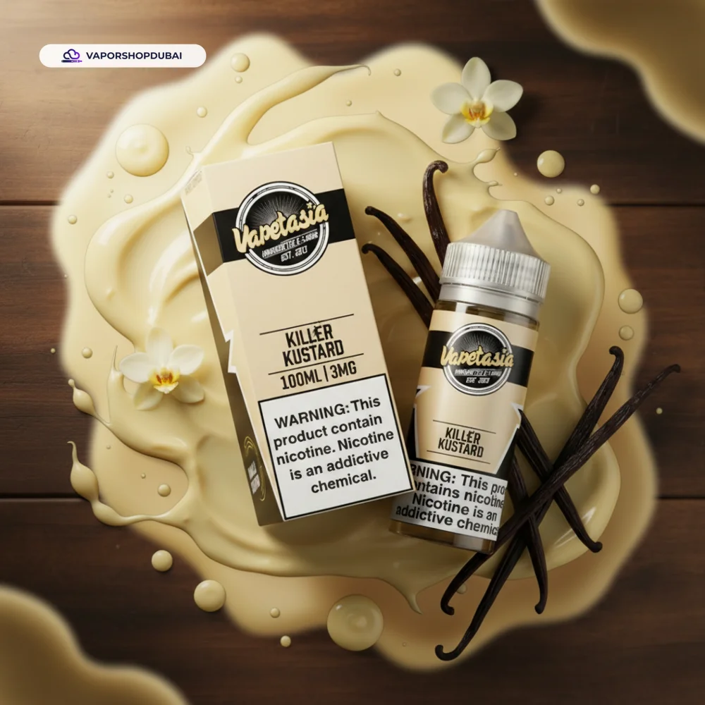 Vapetasia Killer Kustard 100ml E-Liquid In UAE 13 killer-kustard