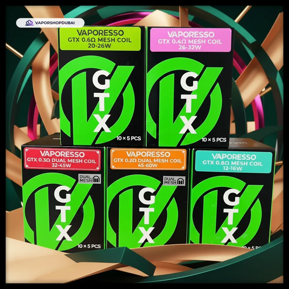 Vaporesso GTX Mesh Coil 5pcs In UAE 1 Vaporesso GTX Mesh Coil 5pcs In UAE