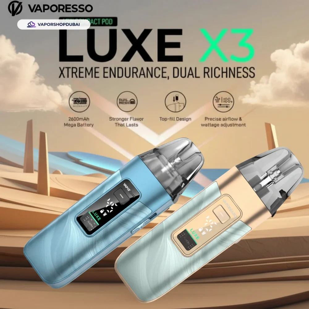 Vaporesso Luxe X3 Pod Kit 45W In UAE 1 Vaporesso Luxe X3 Pod Kit 45W in the UAE