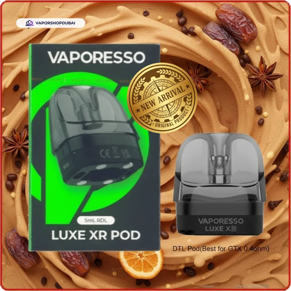 Vaporesso Luxe XR Empty Pods 5ml 2pcs In UAE 5 Vaporesso Luxe XR Empty Pods 5ml 2pcs In UAE