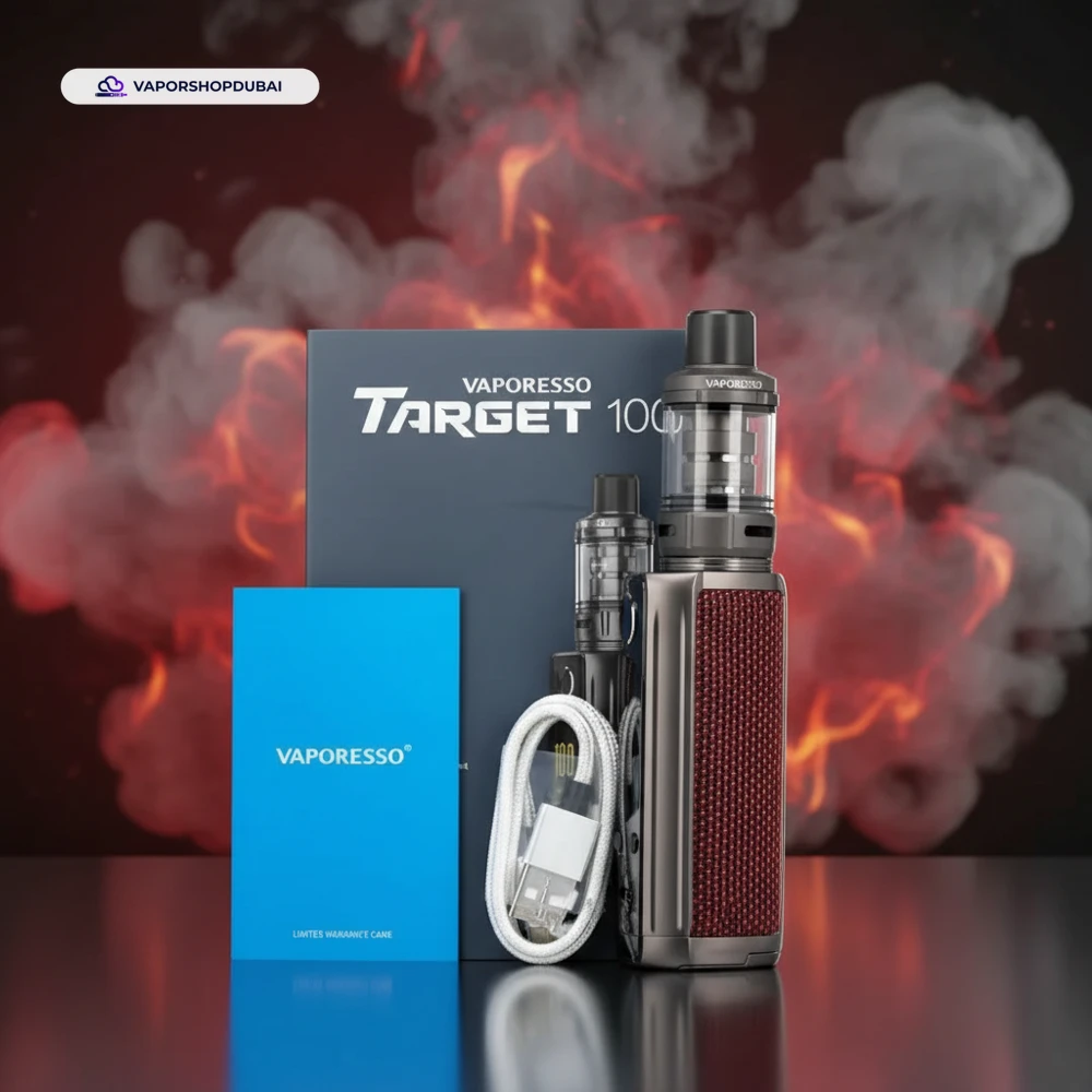 Vaporesso Target 100 Mod Kit With iTANK Atomizer 5ml Vape Kit In UAE 3 Vaporesso Target 100 Mod Kit With iTANK Atomizer 5ml