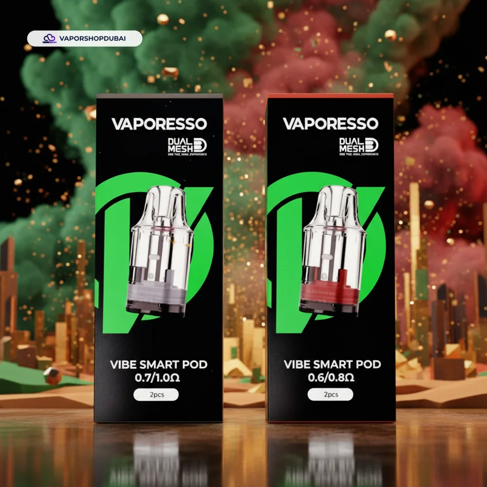 Vaporesso Vibe Replacement Pods 2pcs Pack Pod Kit In UAE 4 Vaporesso Vibe Replacement Pods 2pcs Pack In UAE