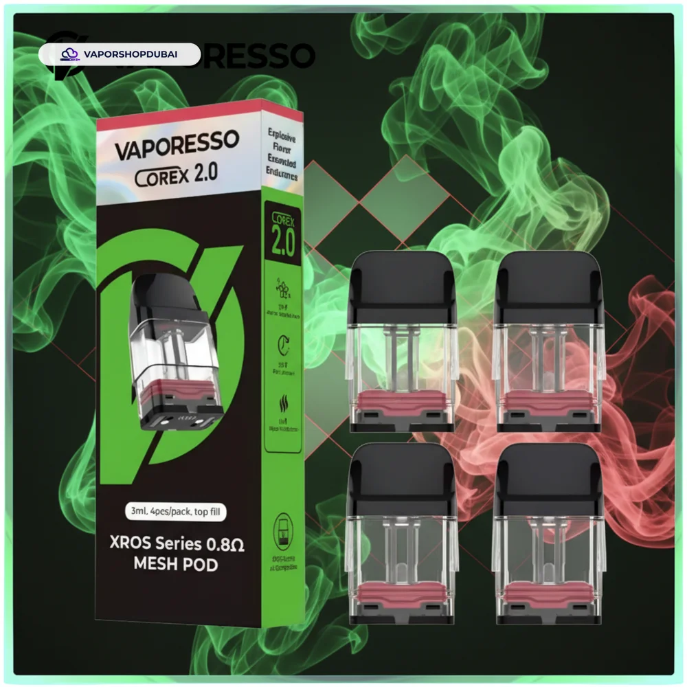 Vaporesso XROS Series Pod Cartridge 4pcs Pack Pod Kit In UAE 4 Vaporesso XROS Series Pod Cartridge 4pcs Pack In UAE