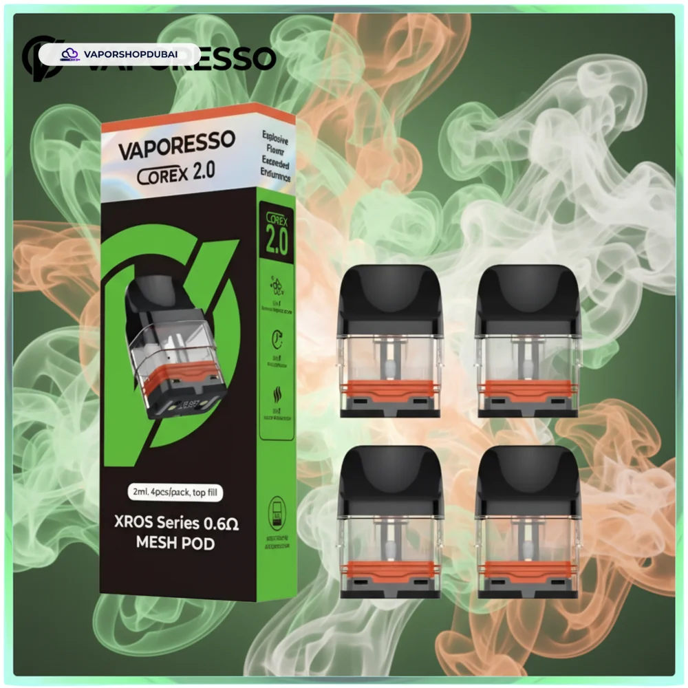 Vaporesso XROS Series Pod Cartridge 4pcs Pack Pod Kit In UAE 6 Vaporesso XROS Series Pod Cartridge 4pcs Pack In UAE