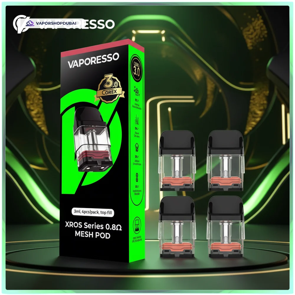 Vaporesso XROS Series Pod Cartridge 4pcs Pack Pod Kit In UAE 8 Vaporesso XROS Series Pod Cartridge 4pcs Pack In UAE