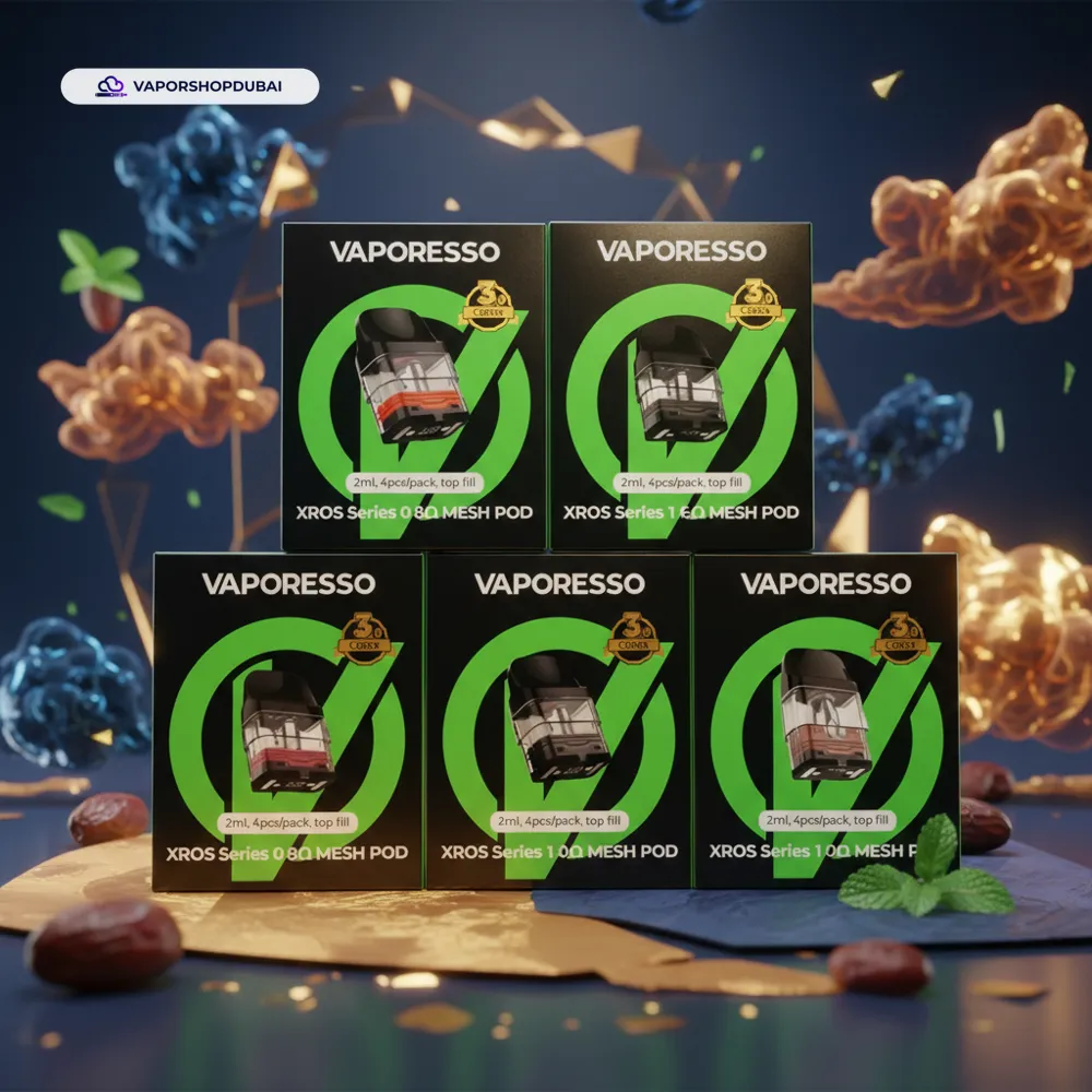 Vaporesso XROS Series Pod Cartridge 4pcs Pack Pod Kit In UAE 10 Vaporesso XROS Series Pod Cartridge 4pcs Pack In UAE