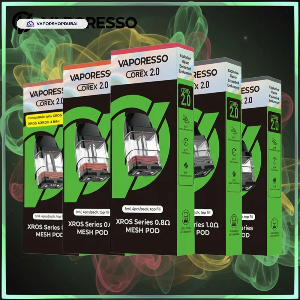 Vaporesso XROS Series Pod Cartridge 4pcs Pack Pod Kit In UAE 1 Vaporesso XROS Series Pod Cartridge 4pcs Pack In UAE