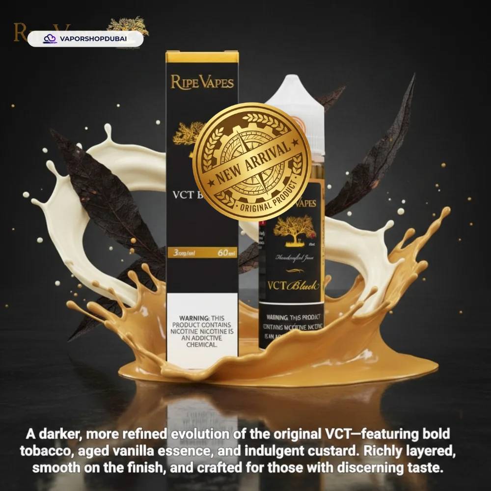 VCT Ripe Vapes In UAE 3 VCT Ripe Vapes 12mg and 18mg 60ml E-Juice in the UAE