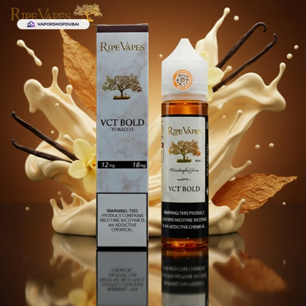 VCT Ripe Vapes In UAE 4 VCT Ripe Vapes 12mg and 18mg 60ml E-Juice in the UAE