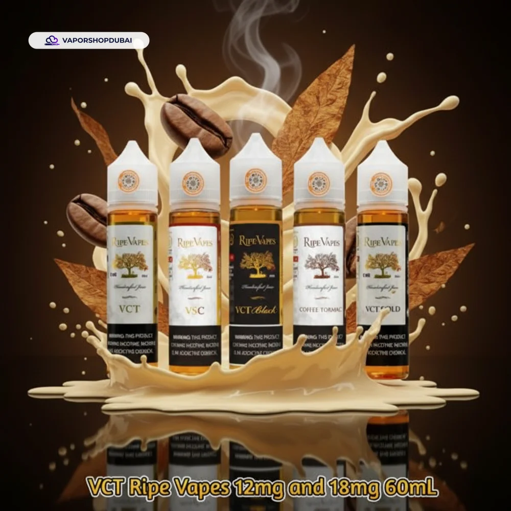 VCT Ripe Vapes In UAE 7 VCT Ripe Vapes 12mg and 18mg 60ml E-Juice in the UAE