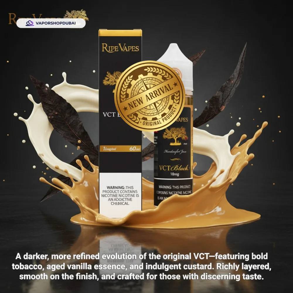 VCT Ripe Vapes 12mg and 18mg 60ml E-Juice in the UAE 9 VCT Ripe Vapes 12mg and 18mg 60ml E-Juice in the UAE