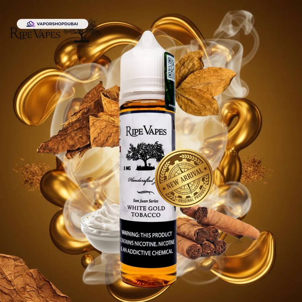 VCT Ripe Vapes 60ml E-Liquid In UAE 28 gold-tobacco
