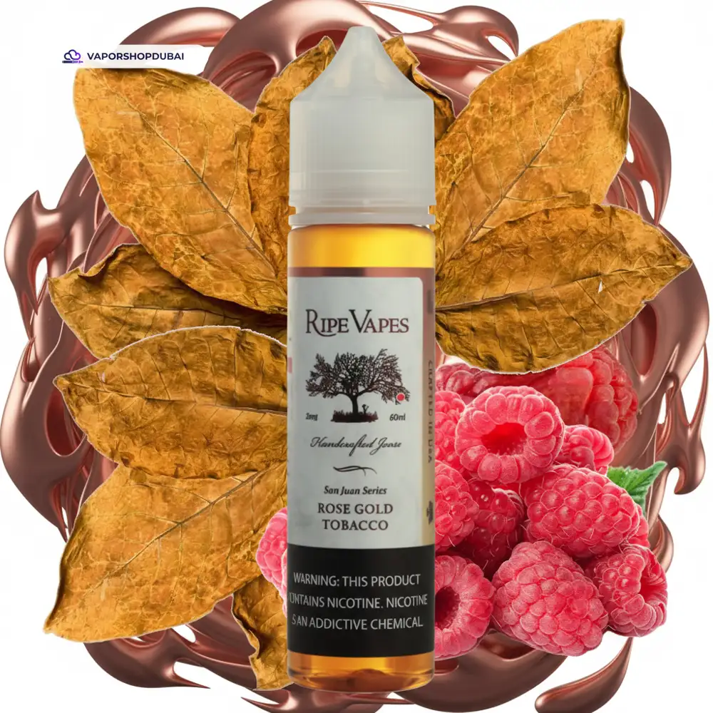 VCT Ripe Vapes 60ml E-Liquid In UAE 29 rose-gold-tobacco