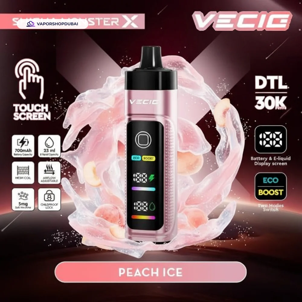 Vecig Shisha Monster X 30K DTL Disposable Hookah Disposable Vape In UAE 21 Vecig Shisha Monster X 30K DTL Disposable Hookah Vape In UAE