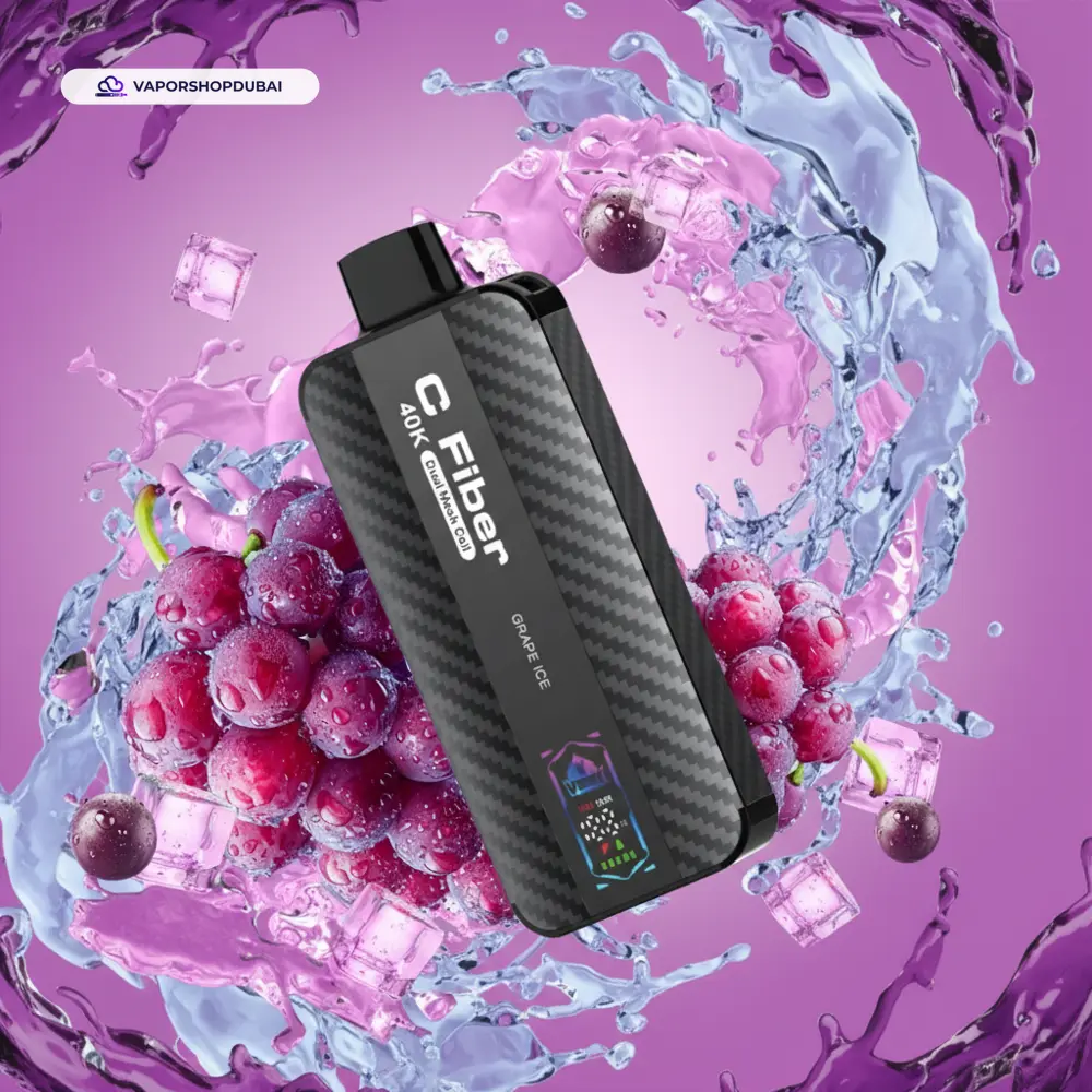 VEIIK C Fiber 40000 Puffs Vape In UAE 33 grape-ice