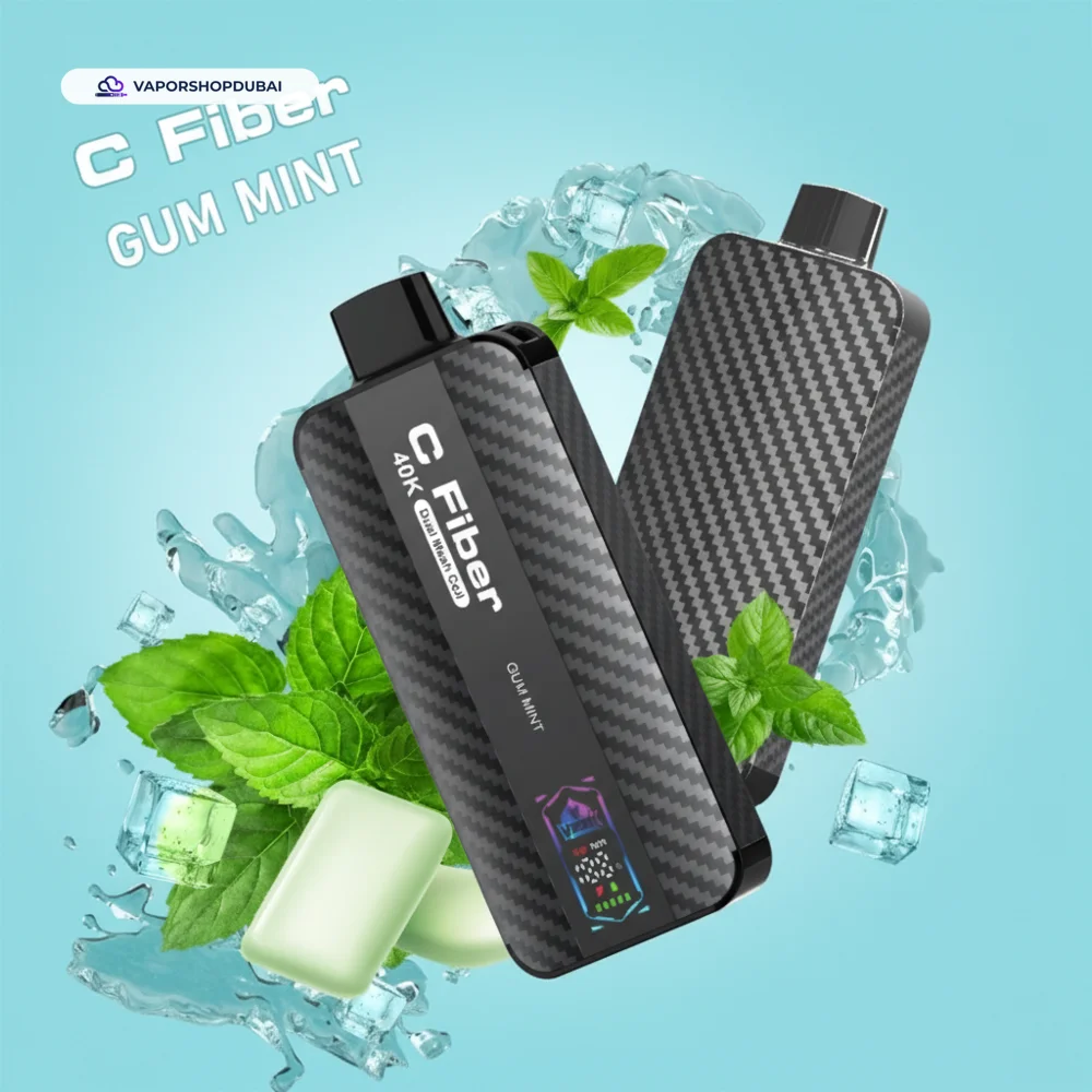 VEIIK C Fiber 40000 Puffs Vape In UAE 35 gum-mint
