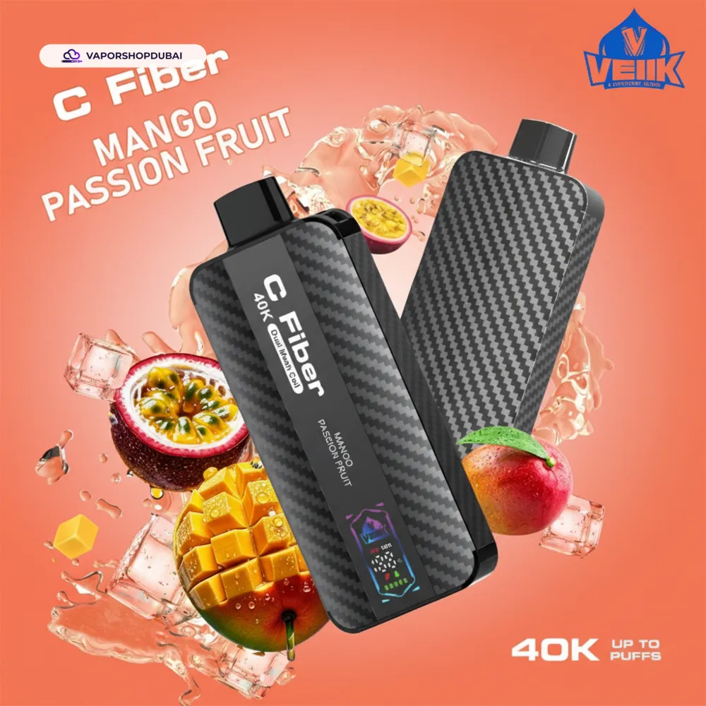VEIIK C Fiber 40000 Puffs Vape In UAE 36 mango-passion-fruit