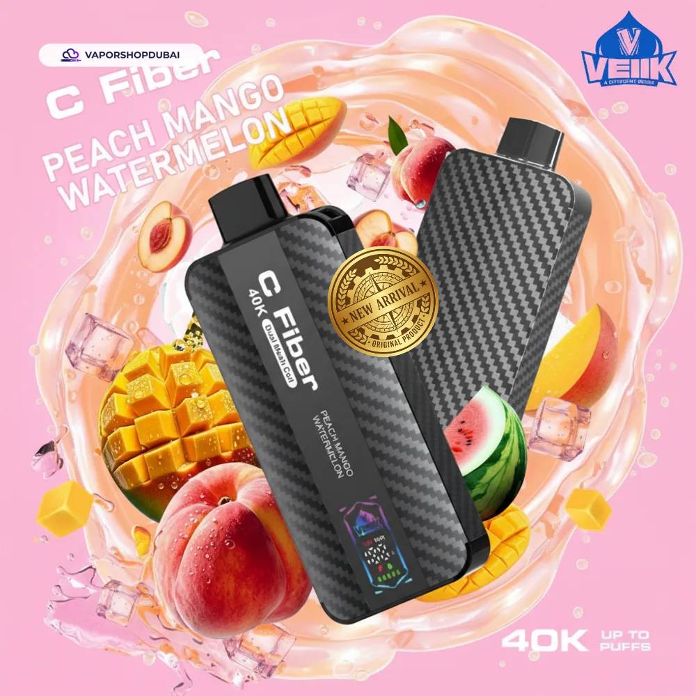 VEIIK C Fiber 40000 Puffs Vape In UAE 38 peach-mango-watermelon-2