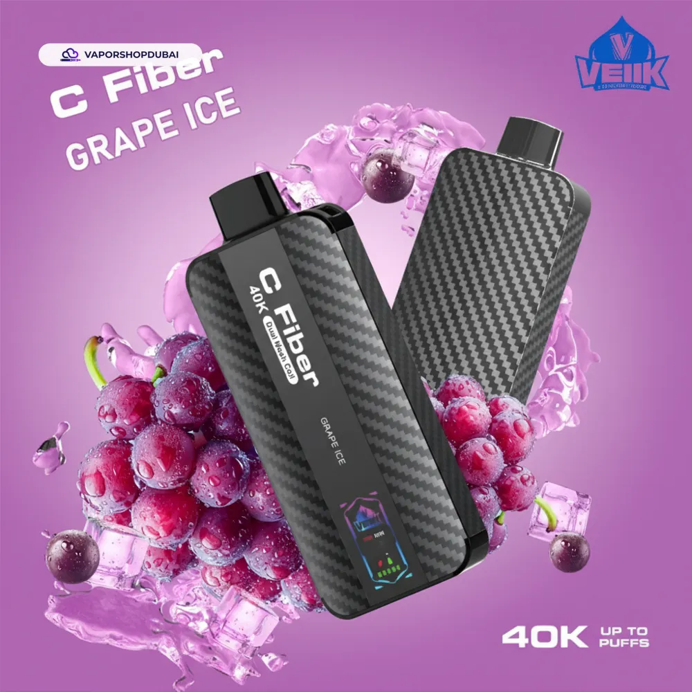 VEIIK C Fiber 40000 Puffs Vape In UAE 11 VEIIK C Fiber 40000 Puffs 20mg Disposable Vape In DUBAI, UAE
