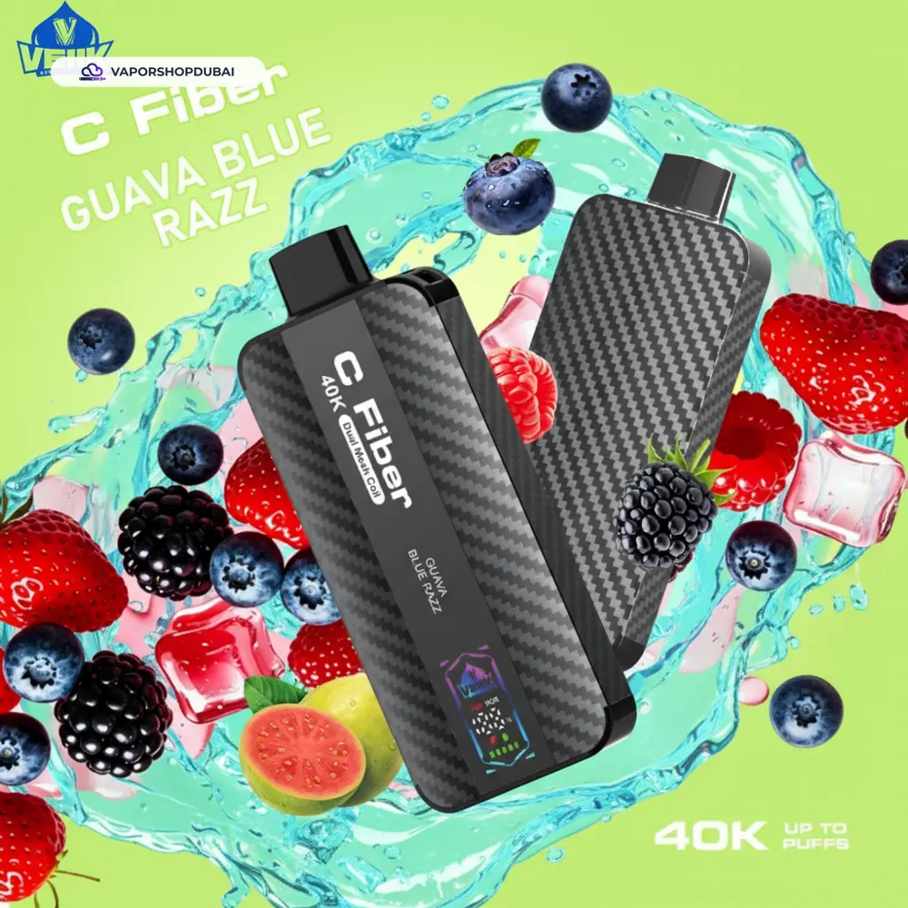 VEIIK C Fiber 40000 Puffs Vape In UAE 12 VEIIK C Fiber 40000 Puffs 20mg Disposable Vape In DUBAI, UAE