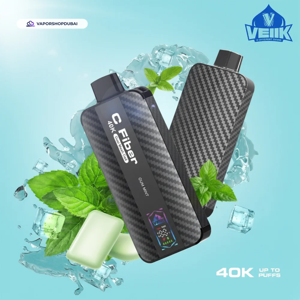 VEIIK C Fiber 40000 Puffs Vape In UAE 13 VEIIK C Fiber 40000 Puffs 20mg Disposable Vape In DUBAI, UAE