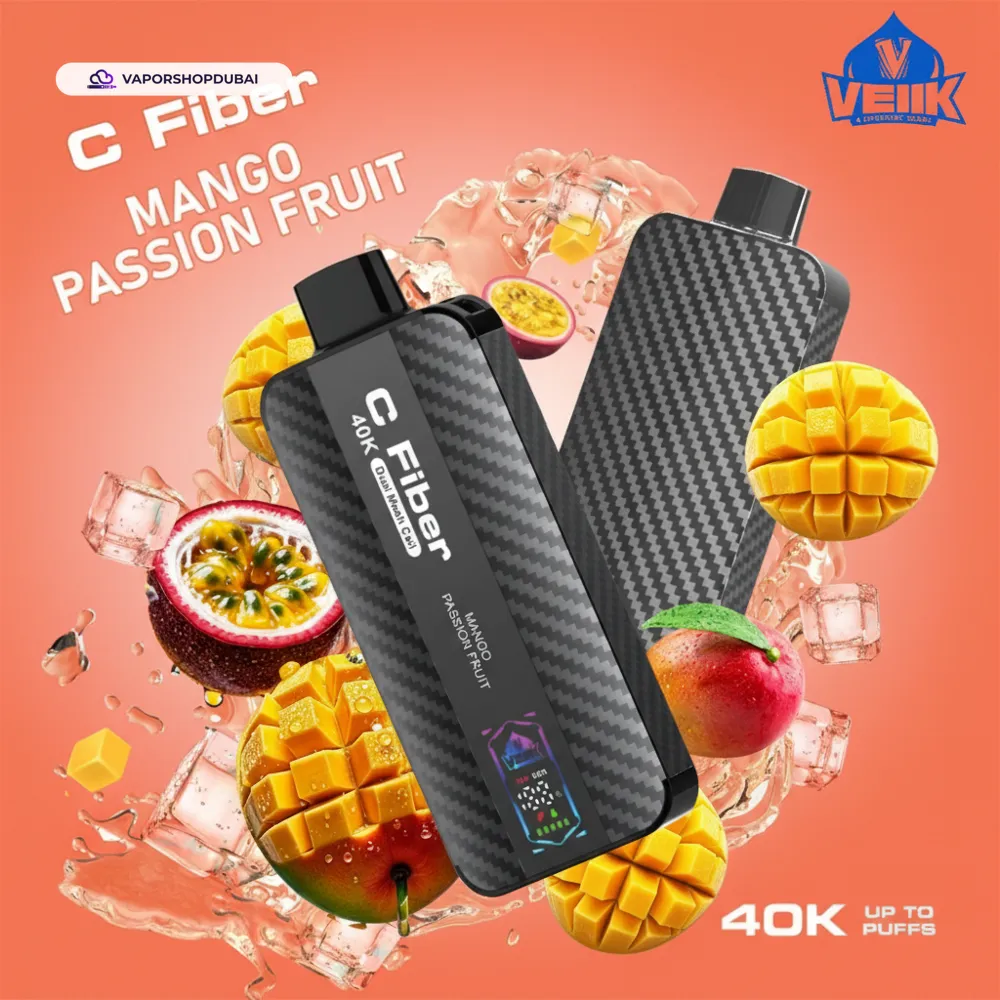 VEIIK C Fiber 40000 Puffs Vape In UAE 14 VEIIK C Fiber 40000 Puffs 20mg Disposable Vape In DUBAI, UAE