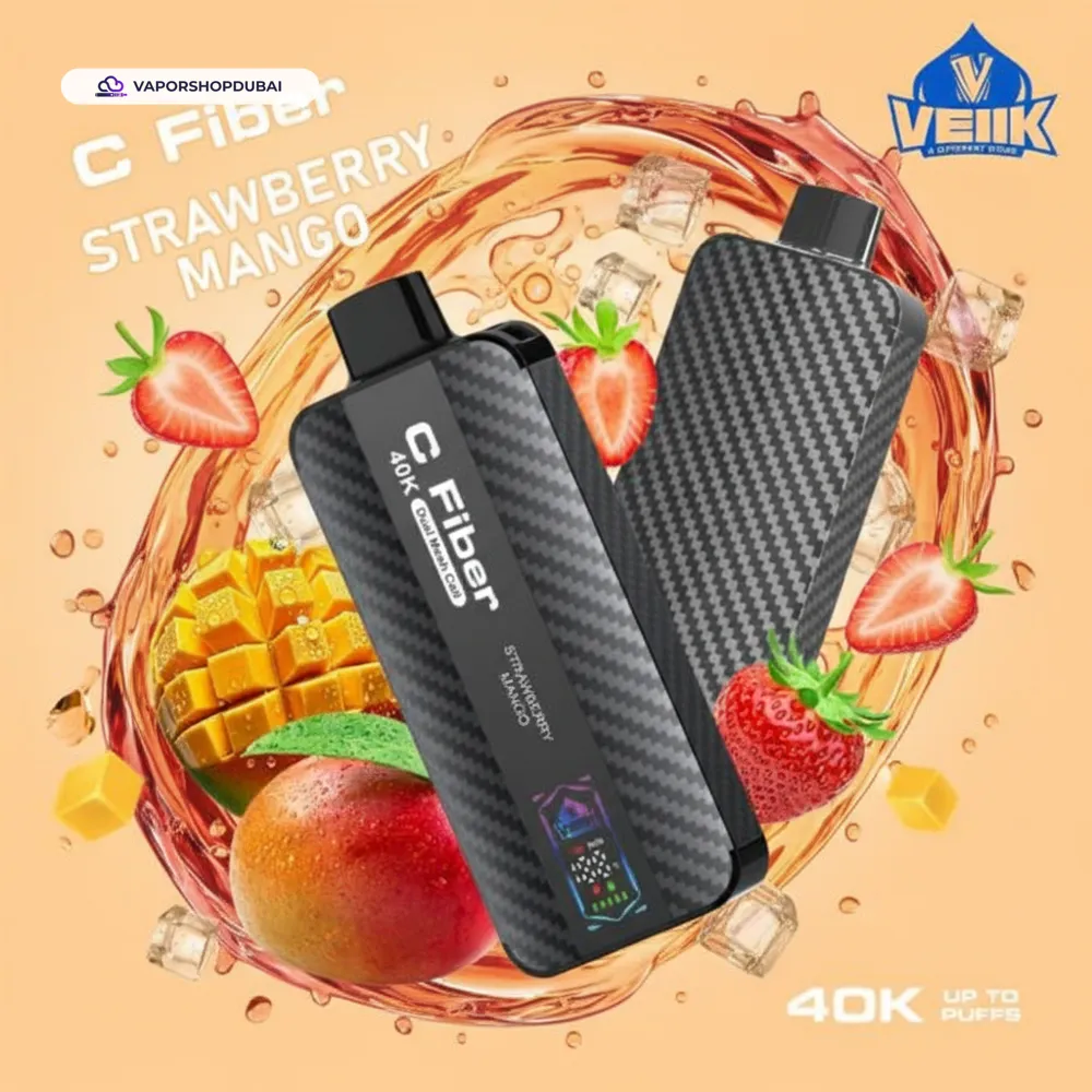 VEIIK C Fiber 40000 Puffs Vape In UAE 22 VEIIK C Fiber 40000 Puffs 20mg Disposable Vape In DUBAI, UAE