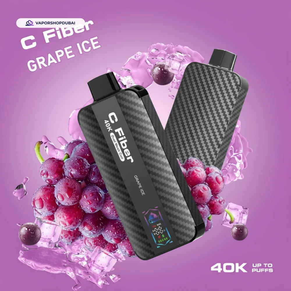 VEIIK C Fiber 40000 Puffs Vape In UAE 26 VEIIK C Fiber 40000 Puffs 20mg Disposable Vape In DUBAI, UAE