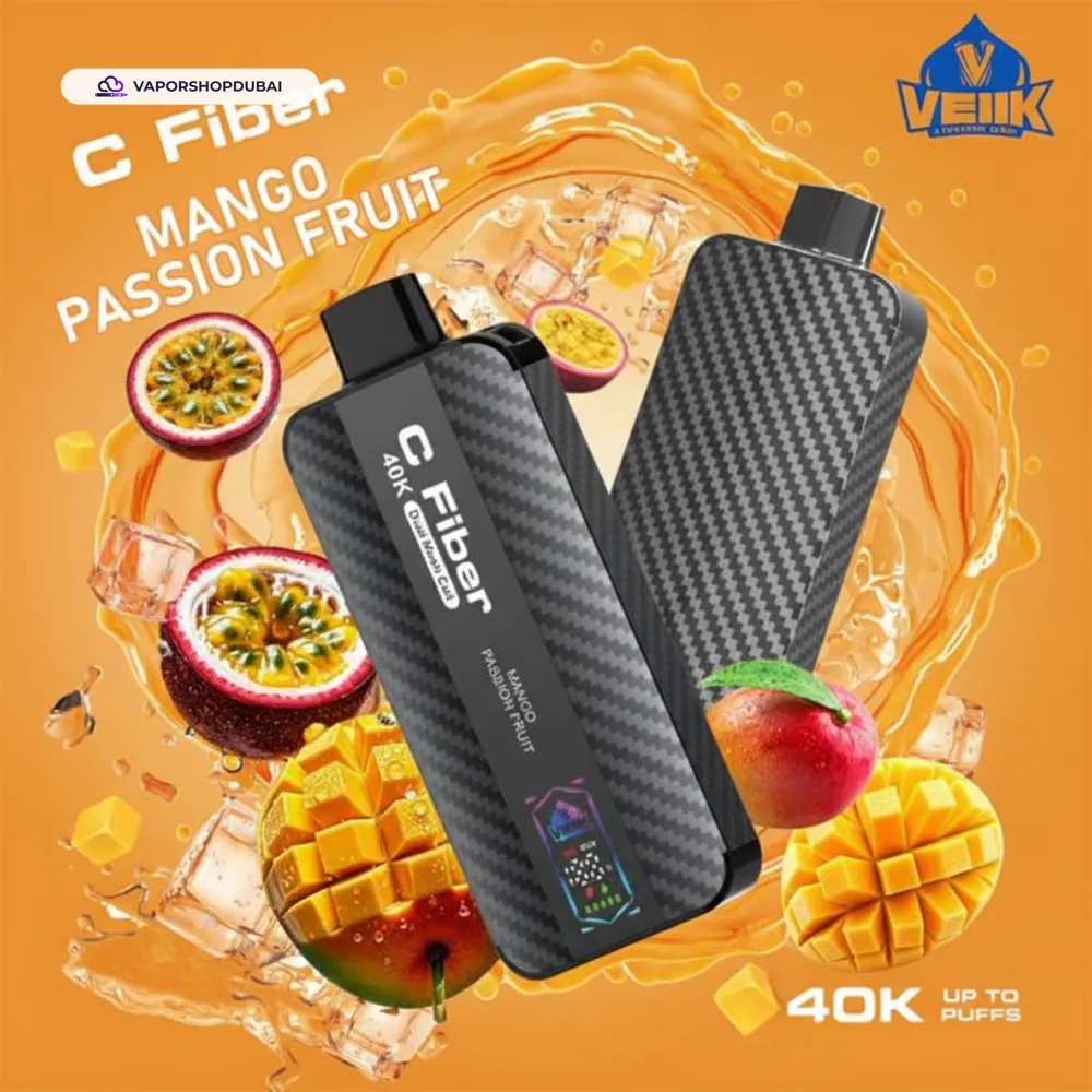 VEIIK C Fiber 40000 Puffs Vape In UAE 29 VEIIK C Fiber 40000 Puffs 20mg Disposable Vape In DUBAI, UAE