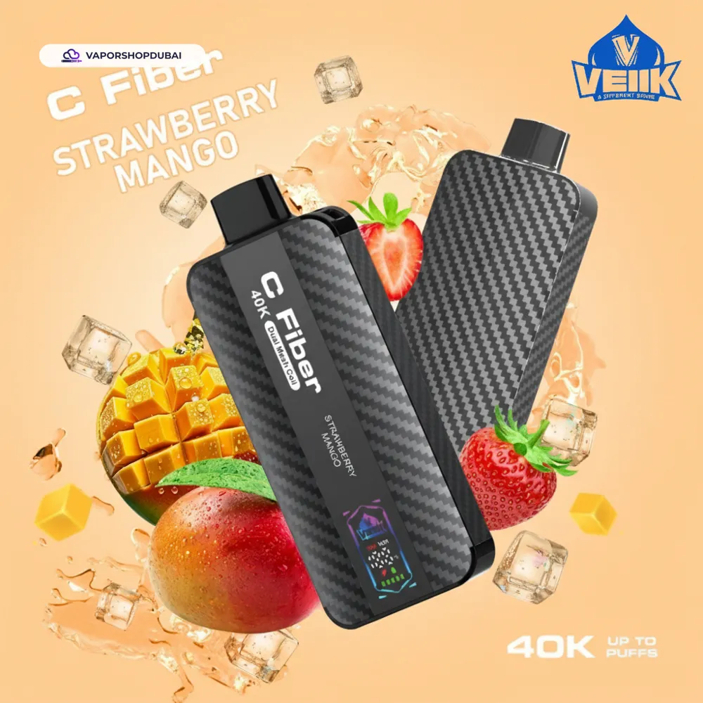VEIIK C Fiber 40000 Puffs Vape In UAE 7 VEIIK C Fiber 40000 Puffs 20mg Disposable Vape In DUBAI, UAE