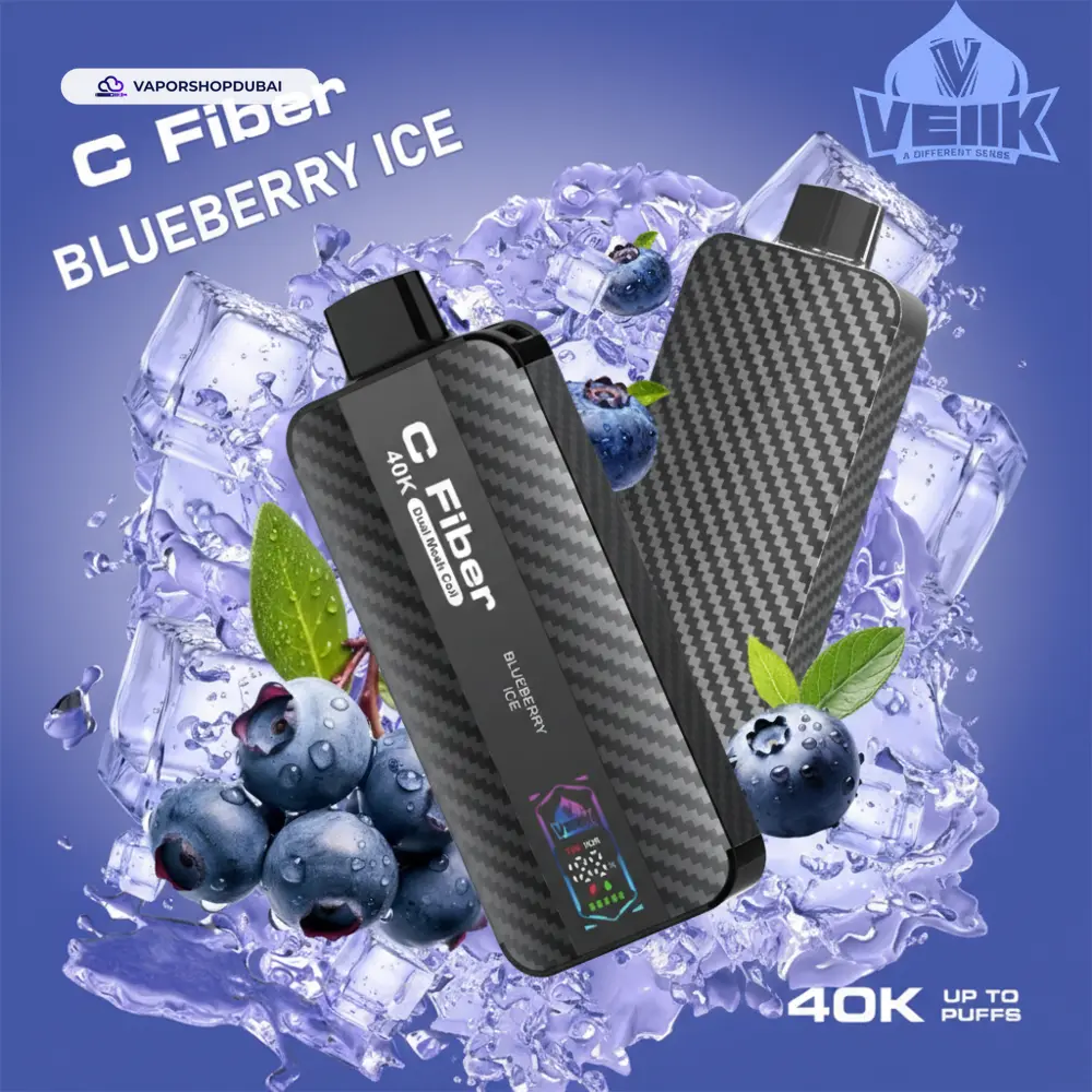 VEIIK C Fiber 40000 Puffs Vape In UAE 9 VEIIK C Fiber 40000 Puffs 20mg Disposable Vape In DUBAI, UAE