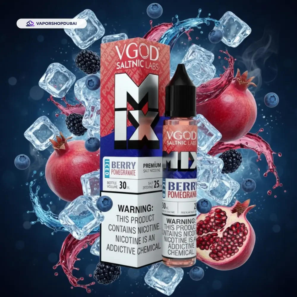 VGOD Iced Mix Series Salt 30ml In UAE 30 iced-berry-pomegranate