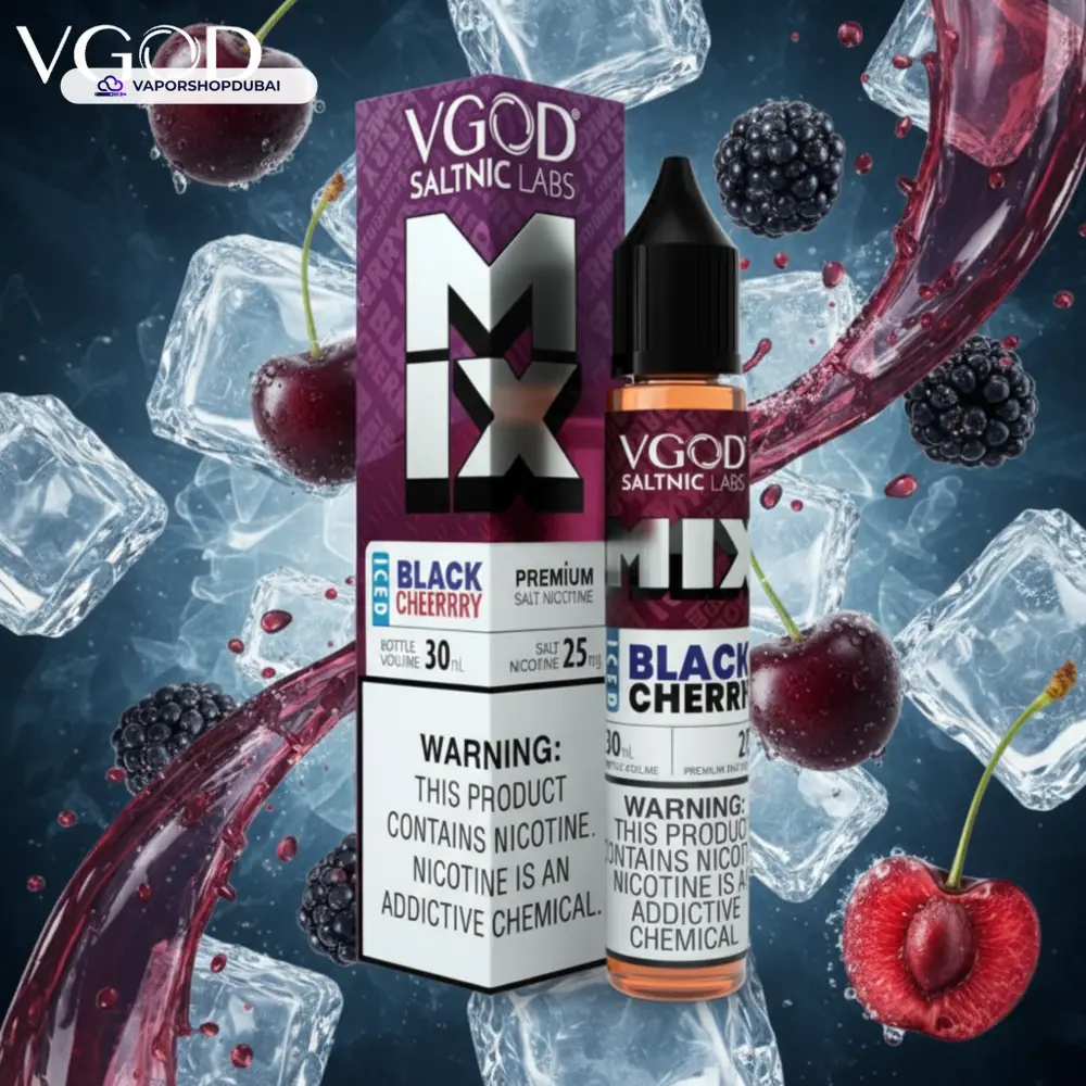 VGOD Iced Mix Series Salt 30ml In UAE 29 iced-black-cherry