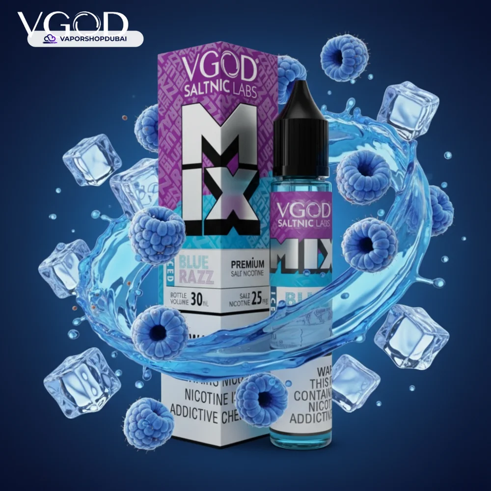 VGOD Iced Mix Series Salt 30ml In UAE 31 iced-blue-razz