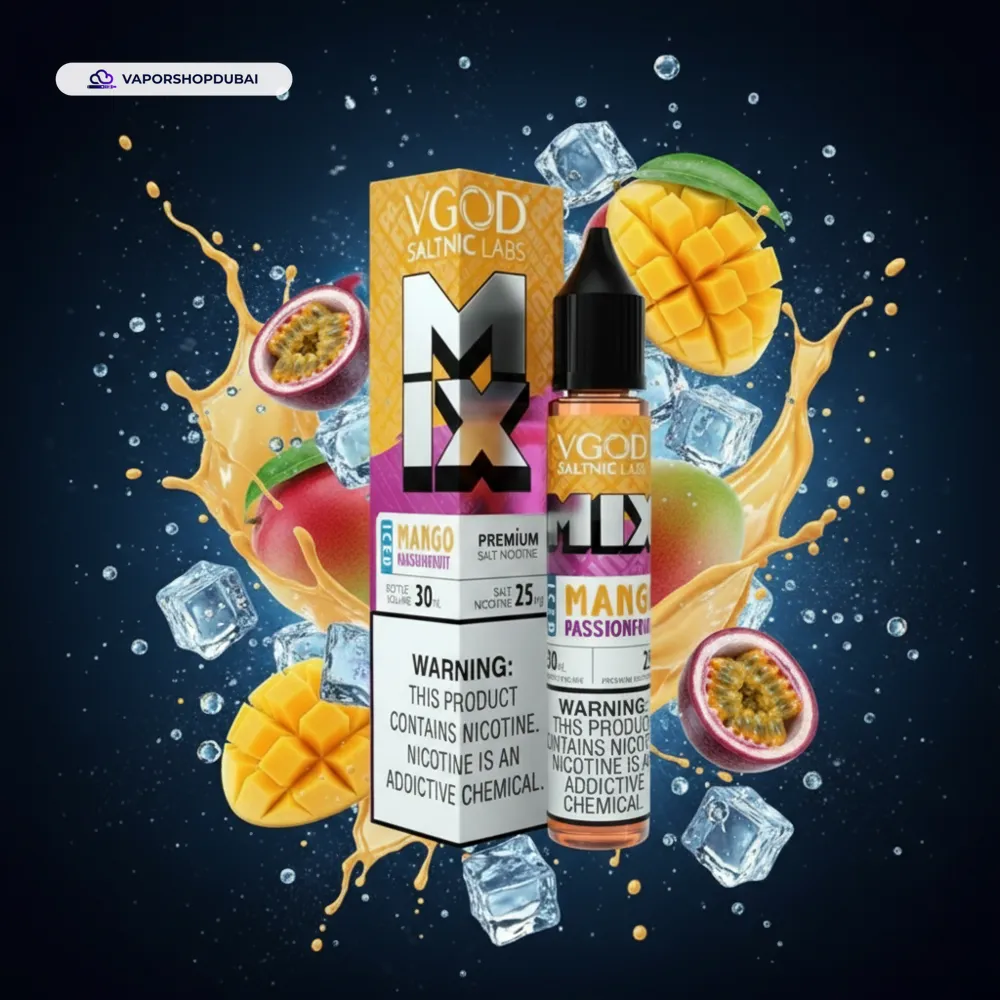 VGOD Iced Mix Series Salt 30ml In UAE 25 iced-mango-passionfruit