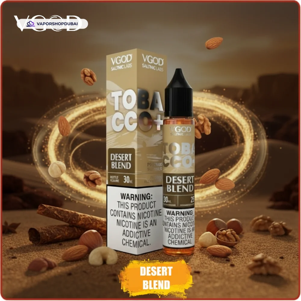 VGOD Tobacco Plus Saltnic 30ml E-Liquid In UAE 12 desert-blend