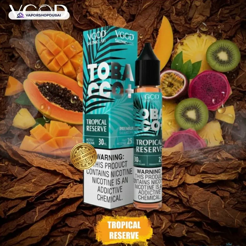 VGOD Tobacco Plus Saltnic 30ml E-Liquid In UAE 13 tropical-reserve