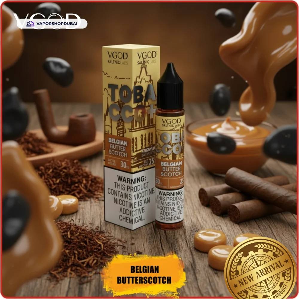 VGOD Tobacco Plus Saltnic 30ml E-Liquid In UAE 3 VGOD Tobacco Plus Saltnic 30ml E-Liquid 25mg & 50mg in DUBAI,UAE
