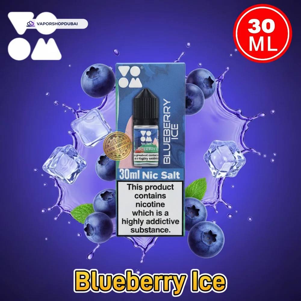 Voom Salt Nicotine E-Liquid In UAE 33 blueberry-ice