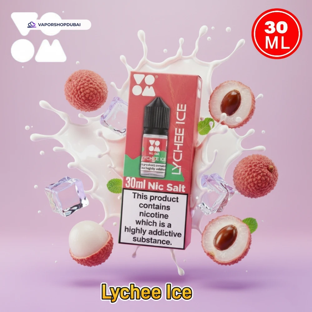 Voom Salt Nicotine E-Liquid In UAE 38 lychee-ice