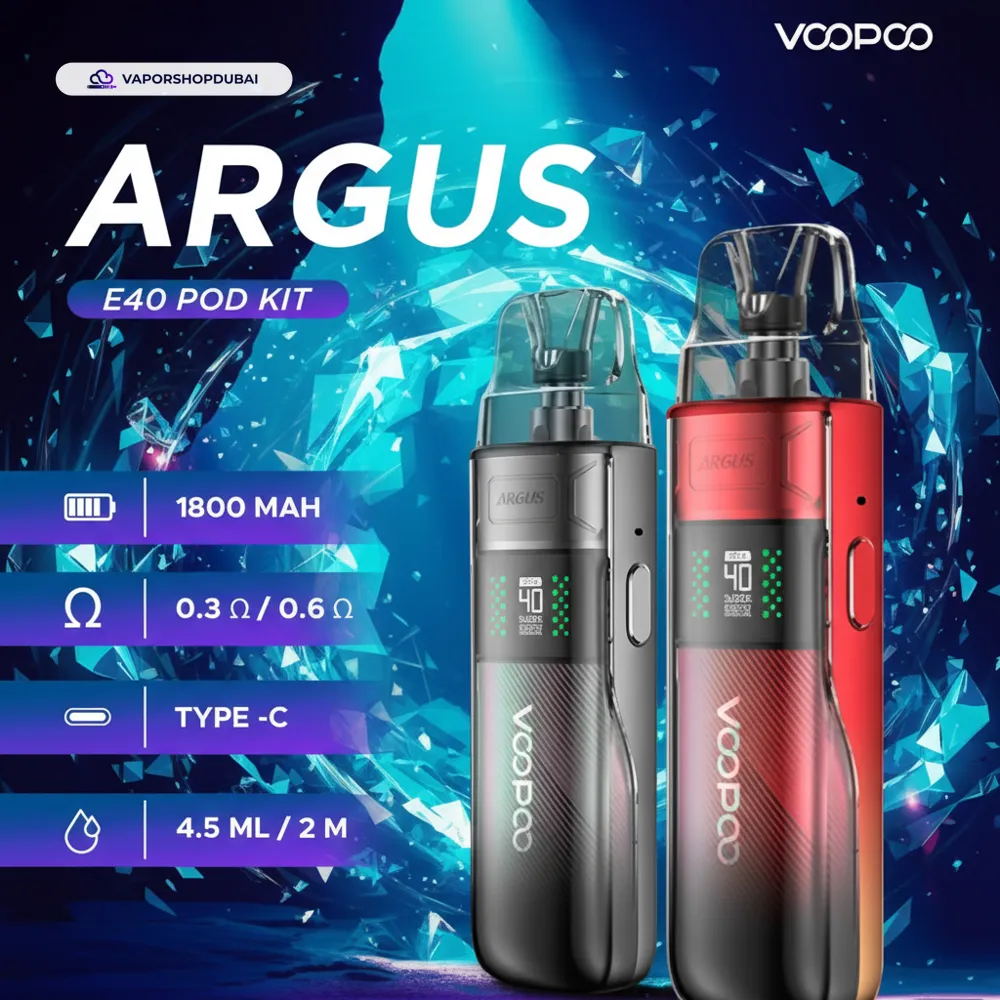 Voopoo Argus E40 4ow Pod Kit In UAE 3 Voopoo Argus E40 Vape Kit 4ow in UAE