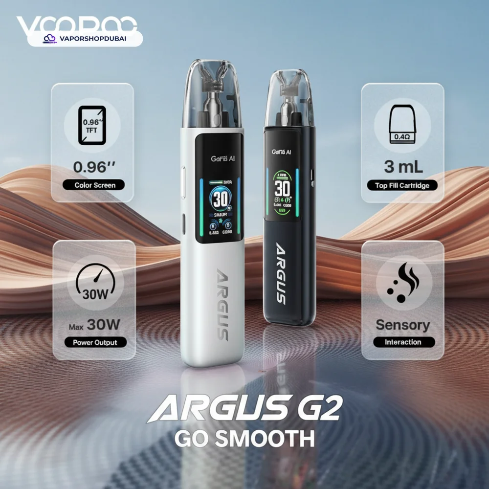 VOOPOO Argus G2 Pod Kit 30W 1000mAh In UAE 3 VOOPOO Argus G2 Pod Kit 30W 1000mAh In UAE
