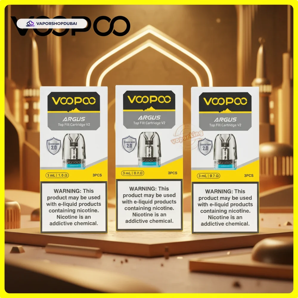 VOOPOO Argus Pod Cartridge V2 3ml Pod Kit In UAE 5 VOOPOO Argus Pod Cartridge V2 3ml In Dubai, UAE