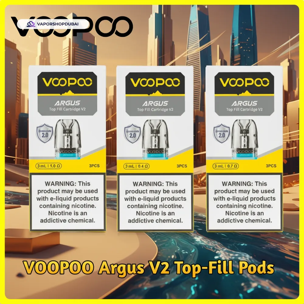 VOOPOO Argus Pod Cartridge V2 3ml Pod Kit In UAE 1 VOOPOO Argus Pod Cartridge V2 3ml In Dubai, UAE