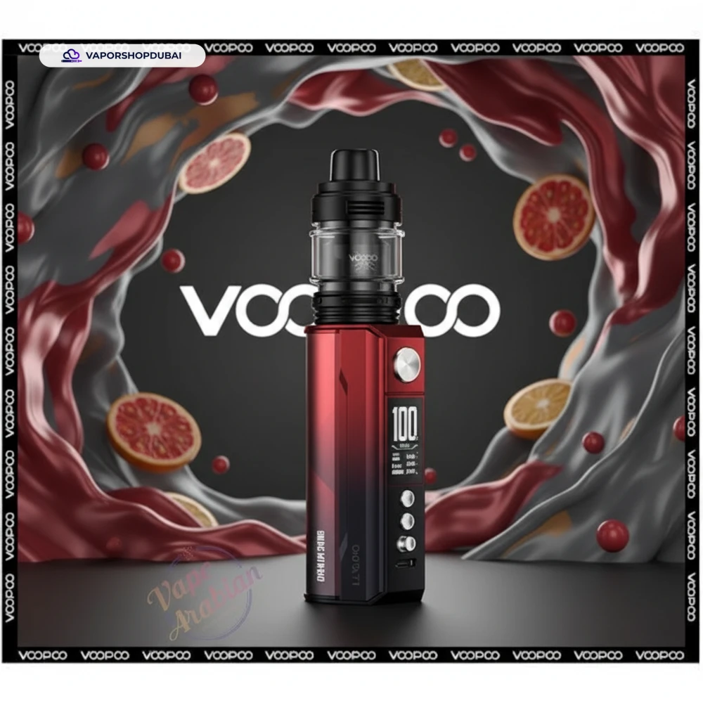 VOOPOO DRAG M100S Pod Kit In UAE 4 VOOPOO DRAG M100S Vape Kit with Uforce-L Tank Atomizer 5.5ml In UAE