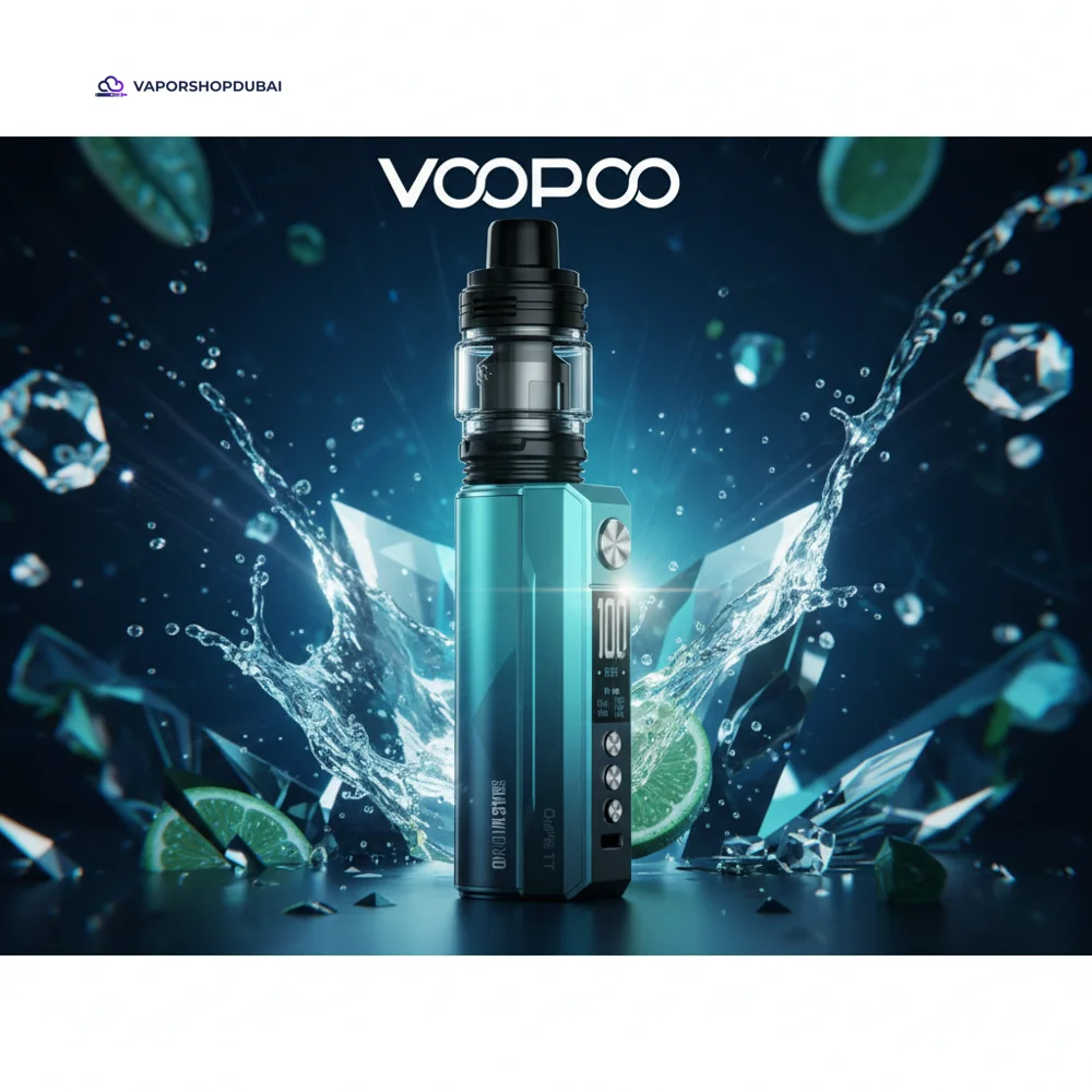 VOOPOO DRAG M100S Pod Kit In UAE 6 VOOPOO DRAG M100S Vape Kit with Uforce-L Tank Atomizer 5.5ml In UAE