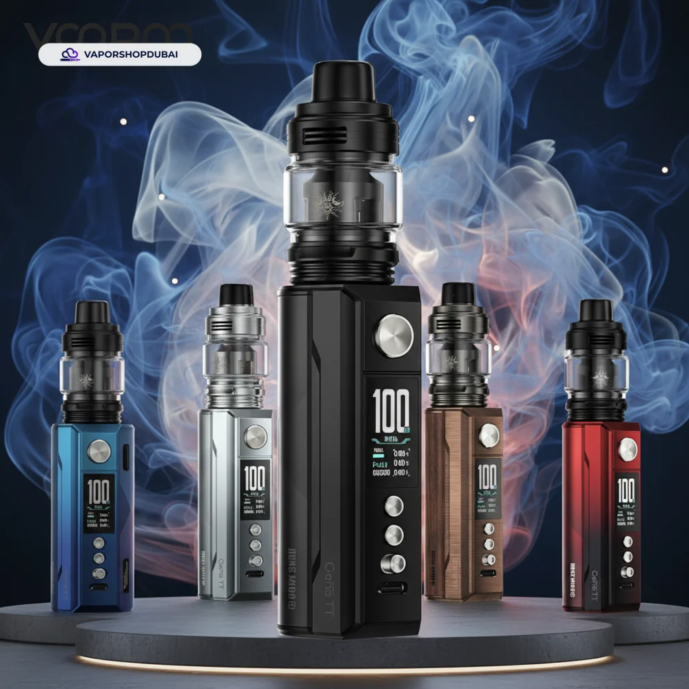 VOOPOO DRAG M100S Pod Kit In UAE 1 VOOPOO DRAG M100S Vape Kit with Uforce-L Tank Atomizer 5.5ml In UAE