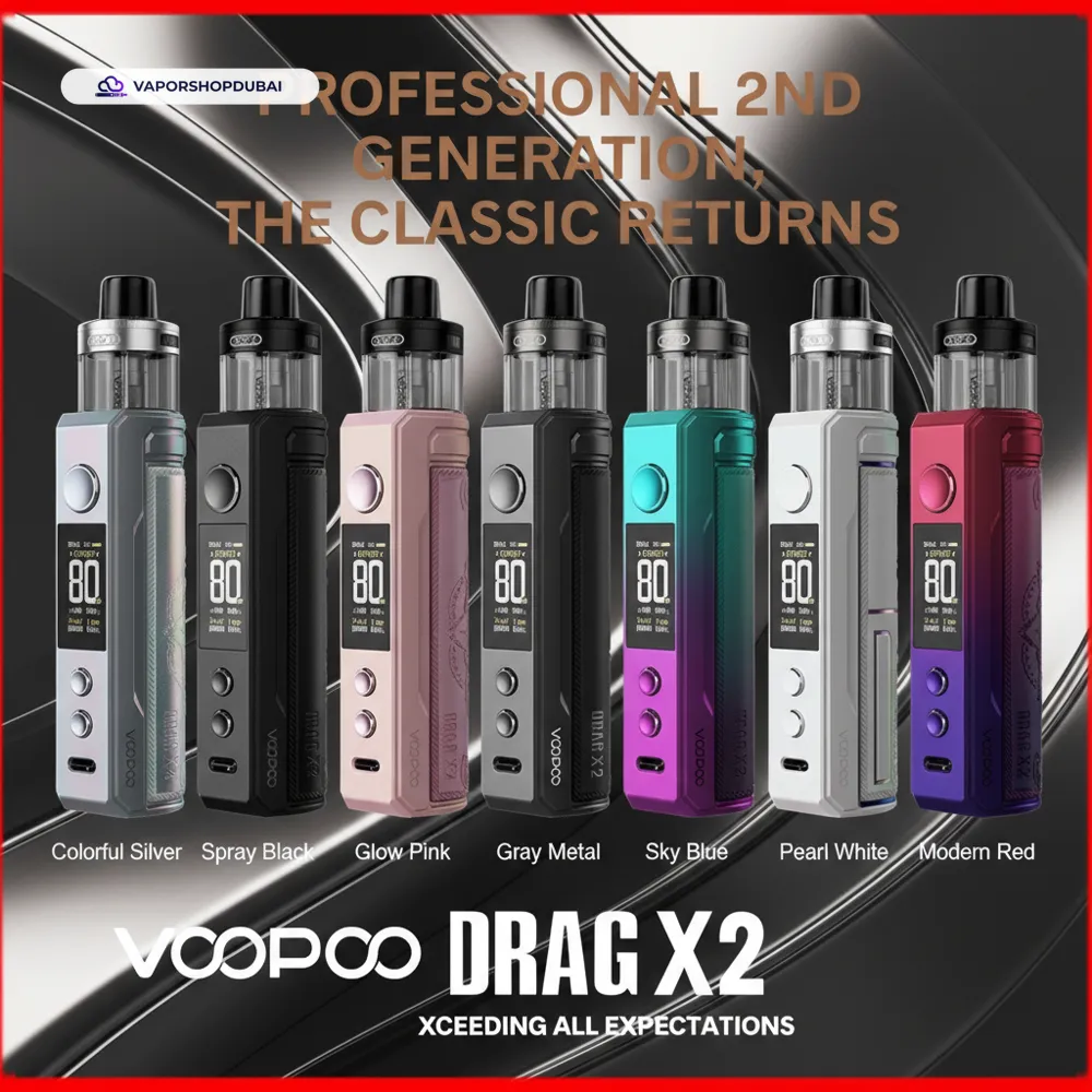 VOOPOO Drag X2 Vape Kit 80W In UAE 9 Premium