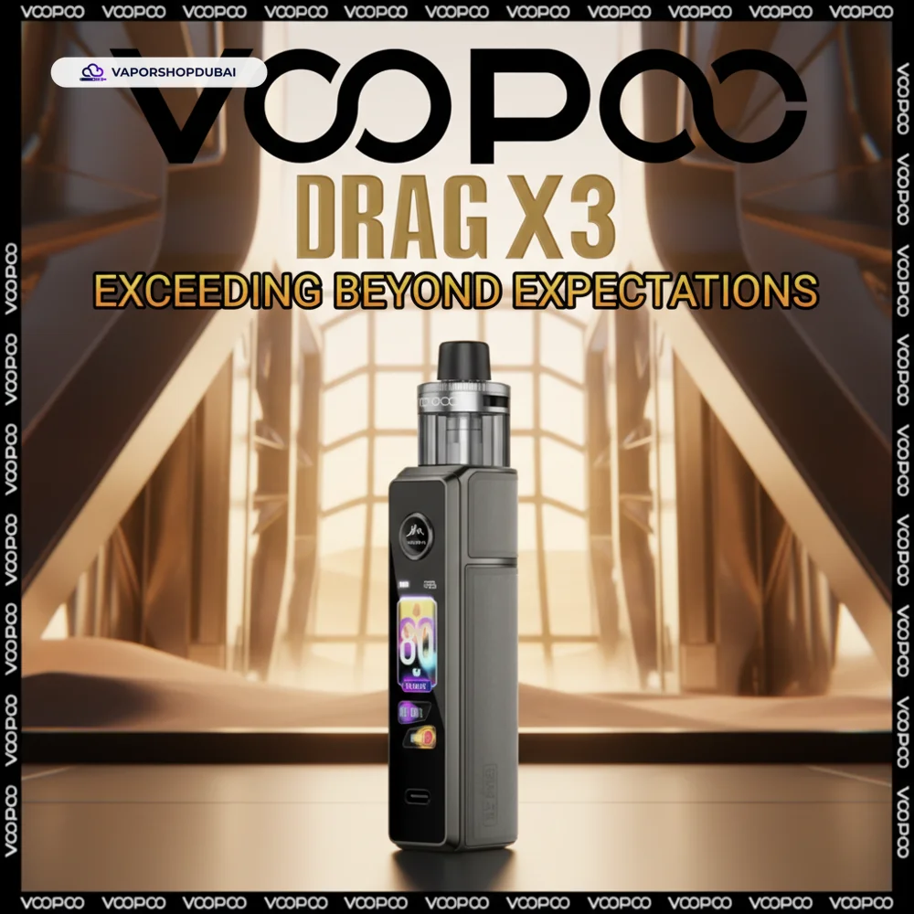VooPoo Drag X3 Kit 80w Vape Kit In UAE 4 VooPoo Drag X3 Kit 80w In Dubai, UAE